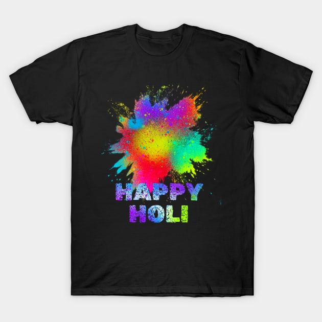 Happy Holi T-Shirt by fadinstitute